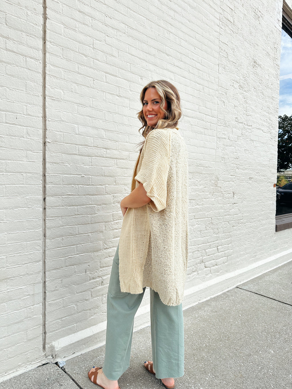 Wheat Dreams Long Cardigan