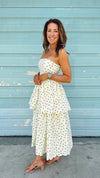 Belle Floral Strapless Dress