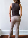 Second Skin Muscle Tank in Dark Brown