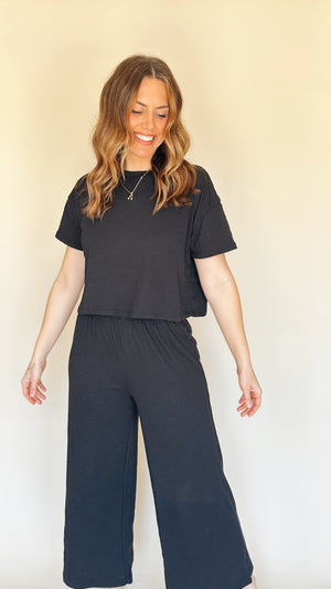 Sway Textured Crop Tee