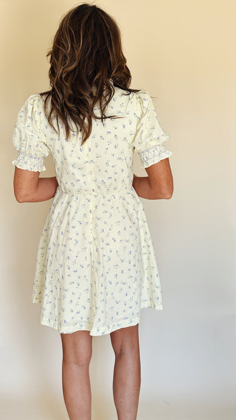Butter Cream Mini Dress