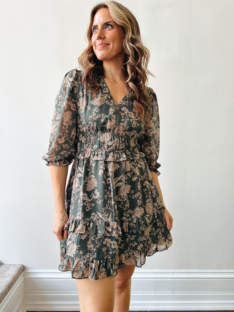 Evergreen Mini Dress