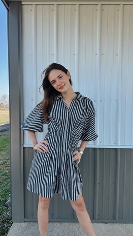 Boho Tunic Dress in Deep Pink