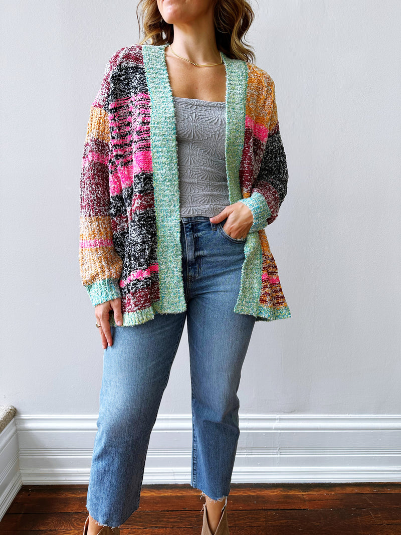 Meredith Striped Cardigan