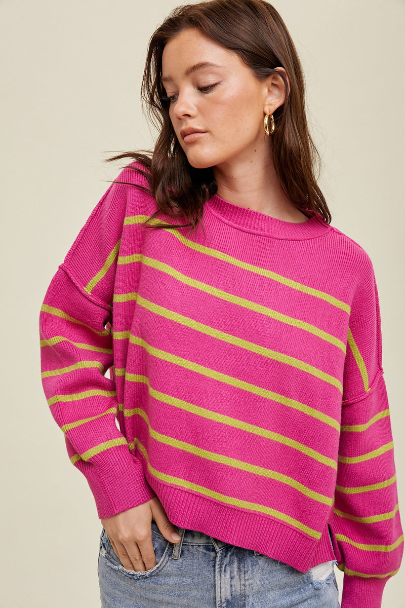 Trista Striped Sweater