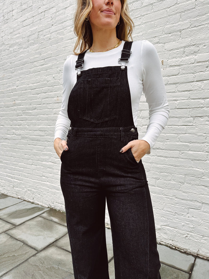Throwback Wide Leg Overalls
