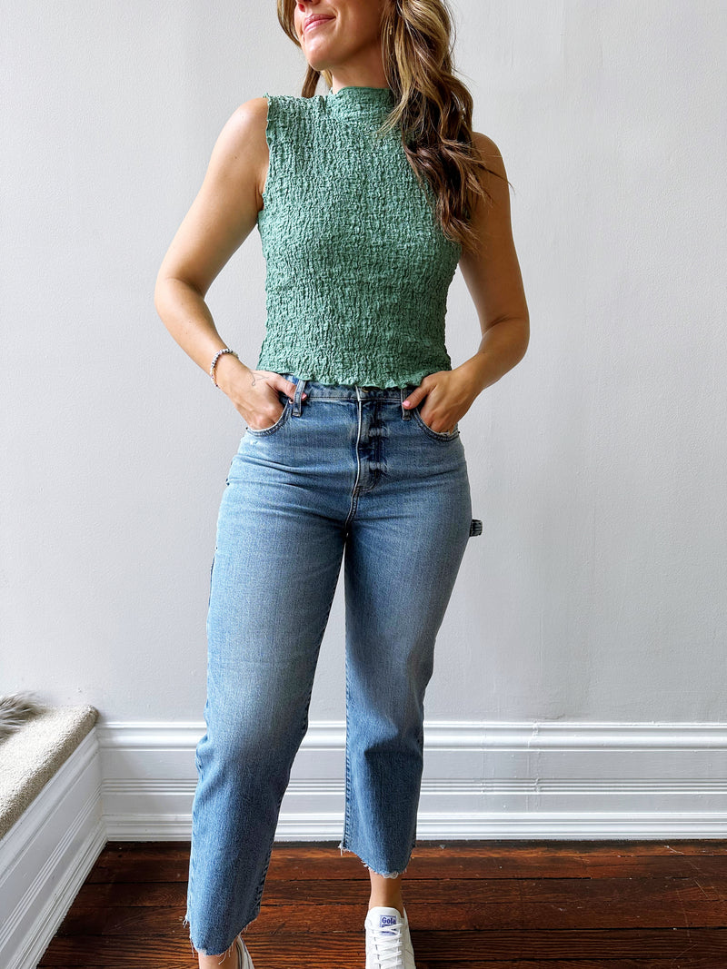 Mae Top in Sage