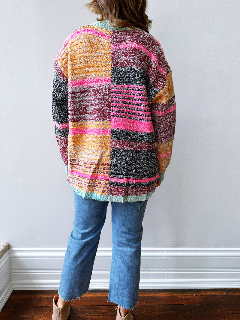 Meredith Striped Cardigan