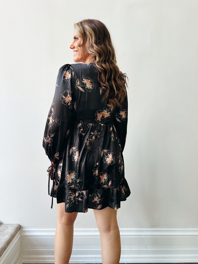 Lilly Satin Babydoll Dress