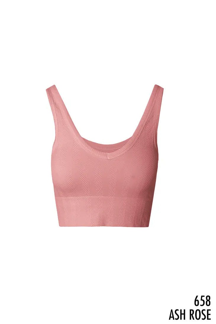 Summer Reversible Herringbone Crop