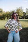 Sunshine Short Sleeve Polo Top