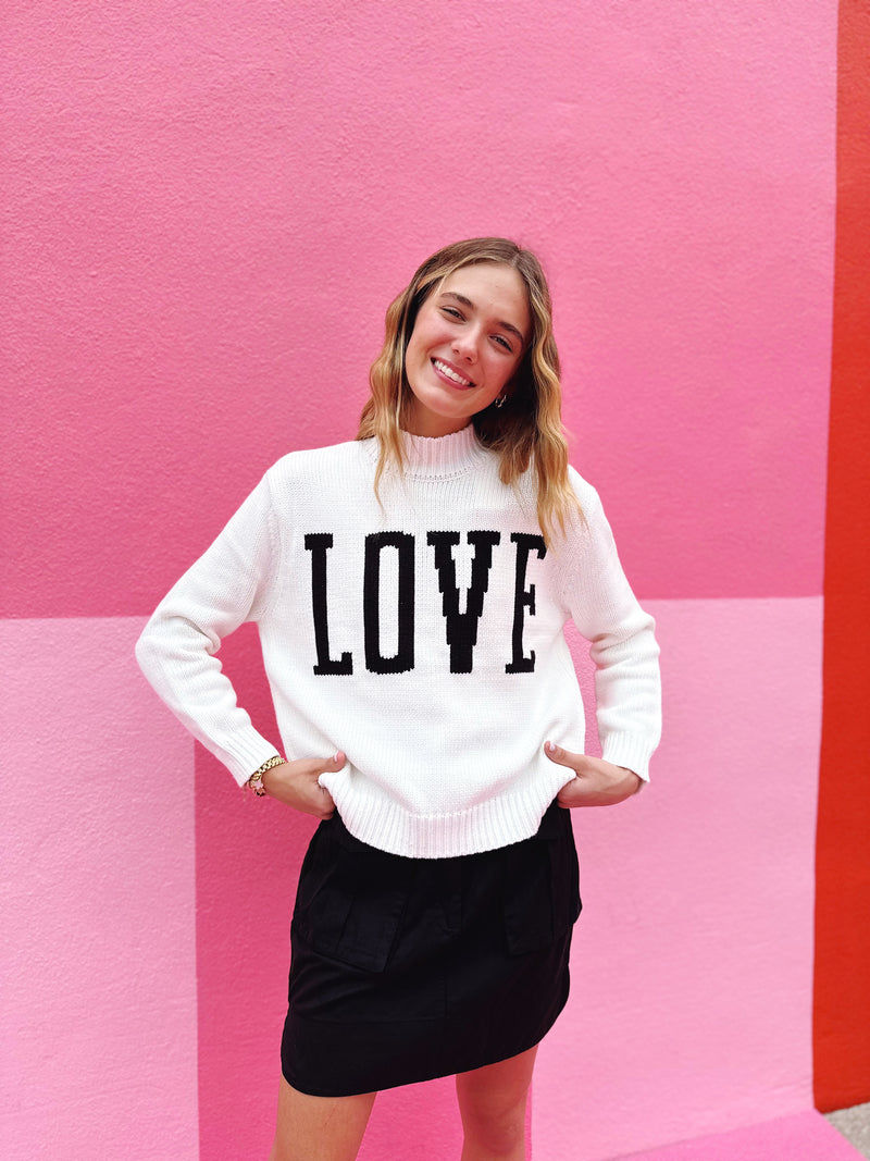 Love Intarsia Sweater