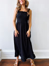 Sora Shirred Maxi Dress