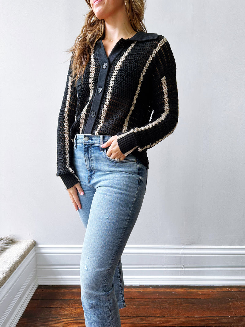 Riley Open Knit Cardigan
