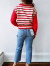 Malibu Red Polo Sweater