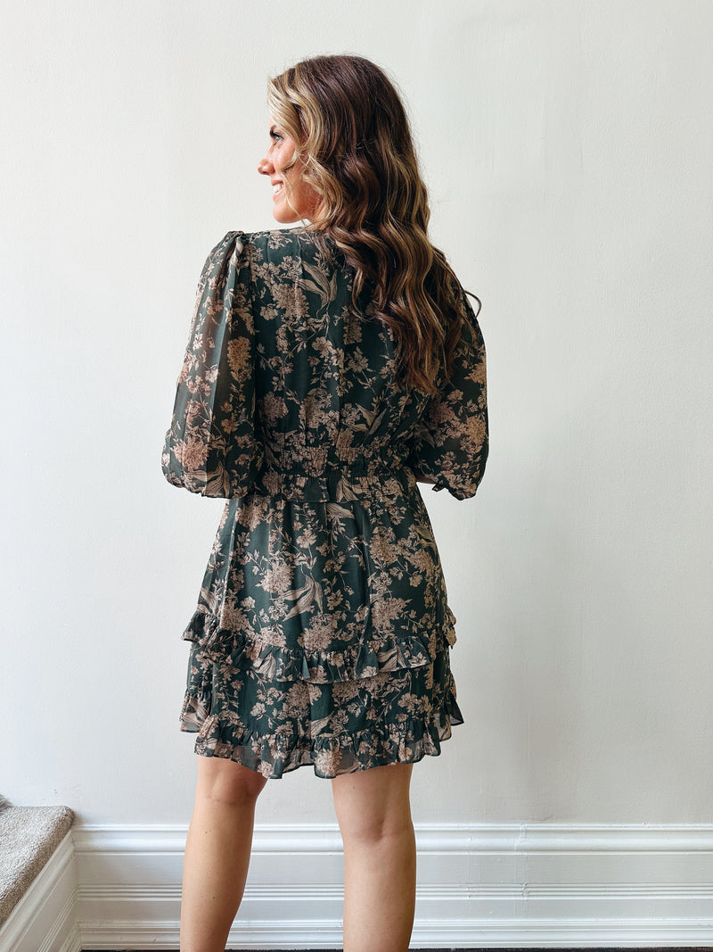 Evergreen Mini Dress