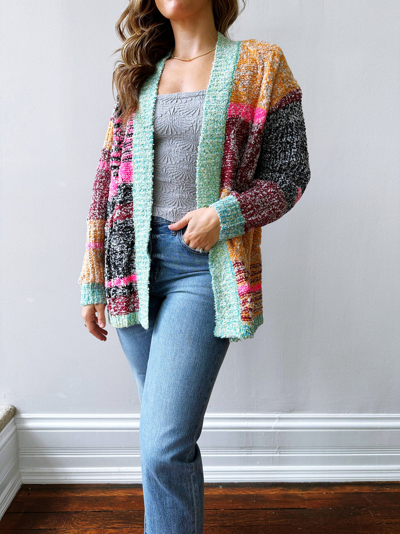Meredith Striped Cardigan