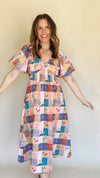 Darling Plaid Midi Dress