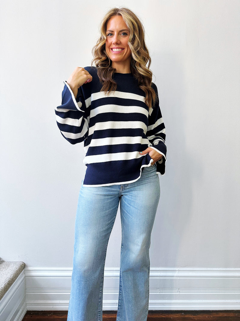 Magda Striped Sweater
