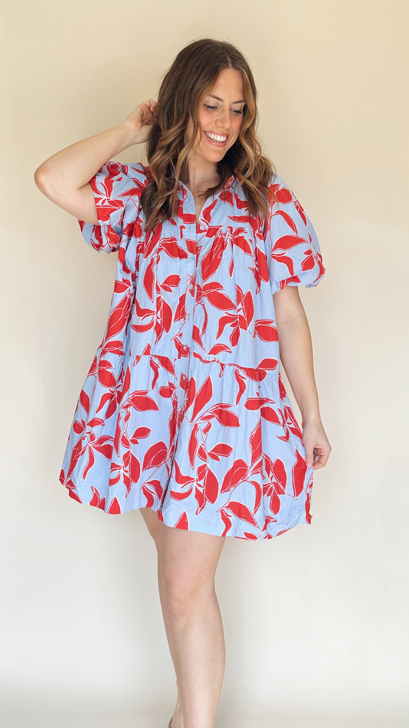 Paradise Babydoll Shirtdress