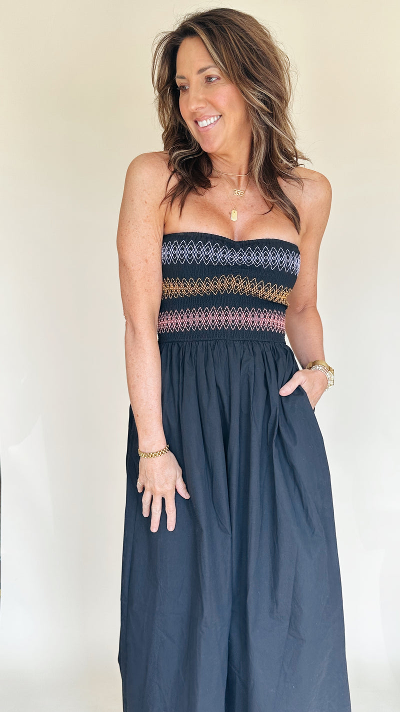 Mindy Smocked Tube Dress