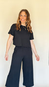 Sway Textured Crop Tee