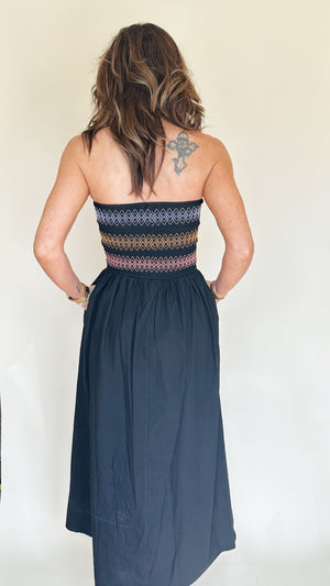 Mindy Smocked Tube Dress