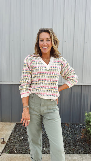 Abigail Striped Sweater