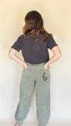 Cheyenne Stencil Pants in Olive