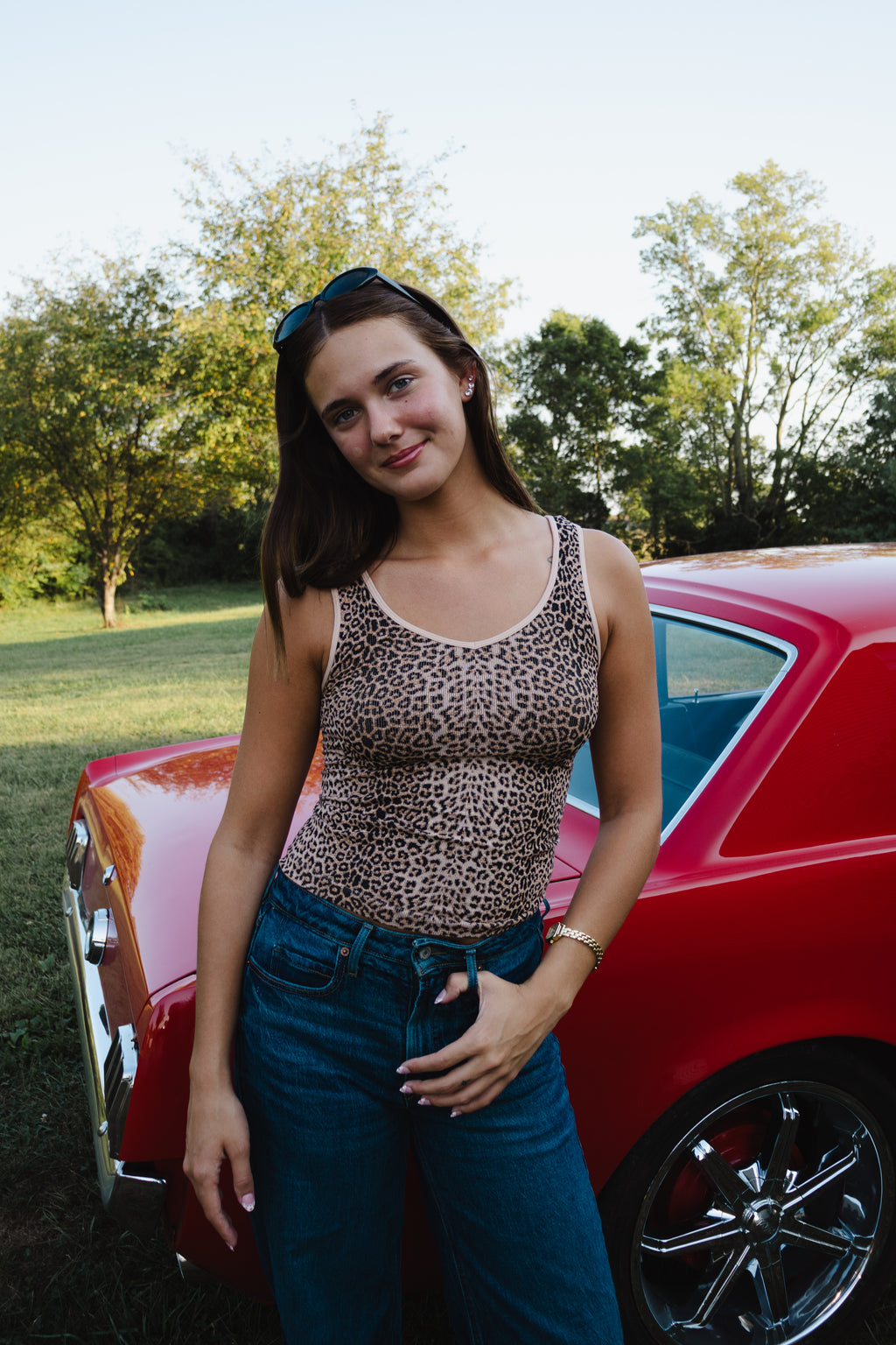 Reversible Leopard Tank Top