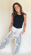 Cheyenne Stencil Pants in Oat