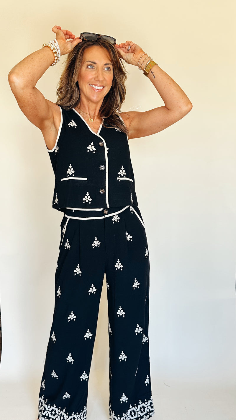 Veronica Embroidered Set