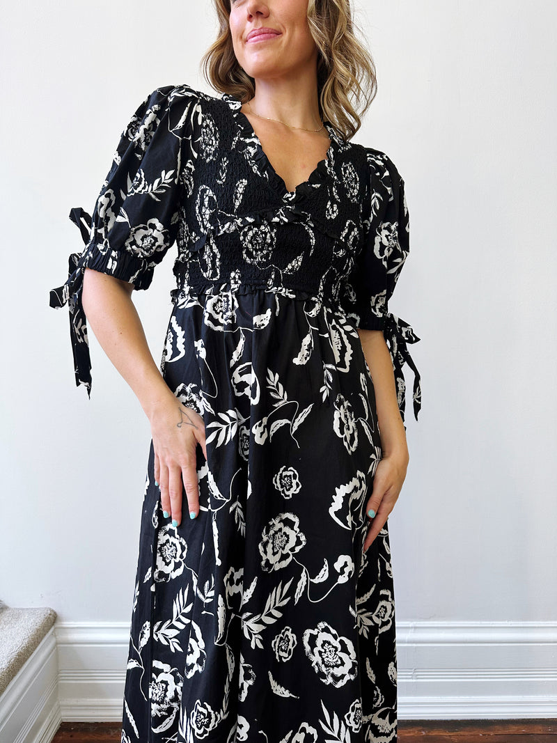 Billie Black Midi Dress