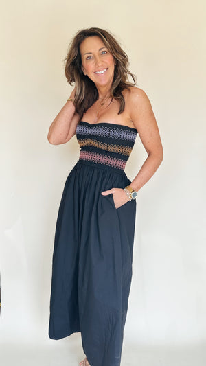 Mindy Smocked Tube Dress