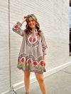 Smell The Roses Mini Dress