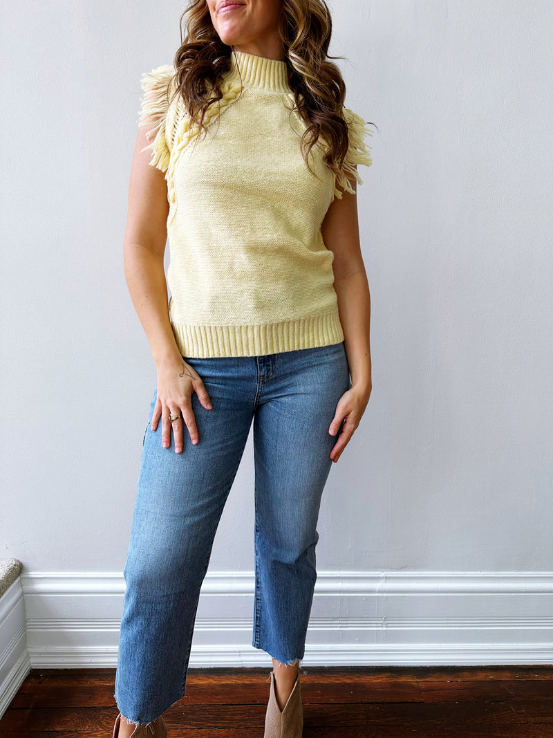 Lemonade Fringe Sweater