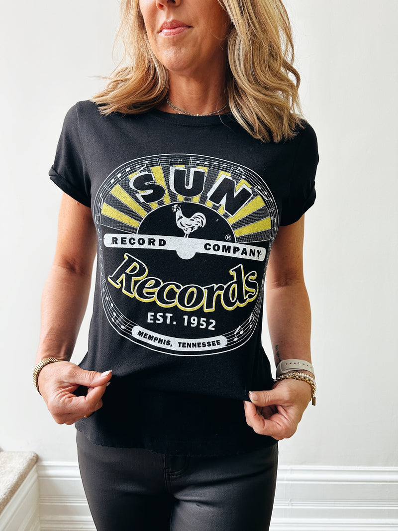 Elvis X Sun Record Tee