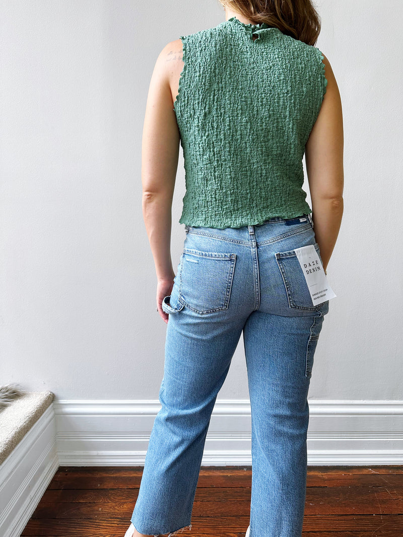 Mae Top in Sage