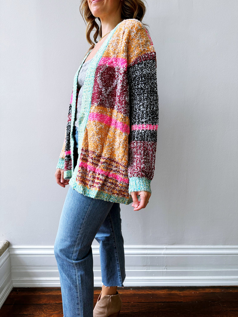 Meredith Striped Cardigan