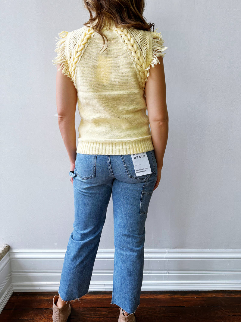 Lemonade Fringe Sweater