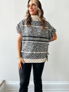 Fringed Poncho Sweater