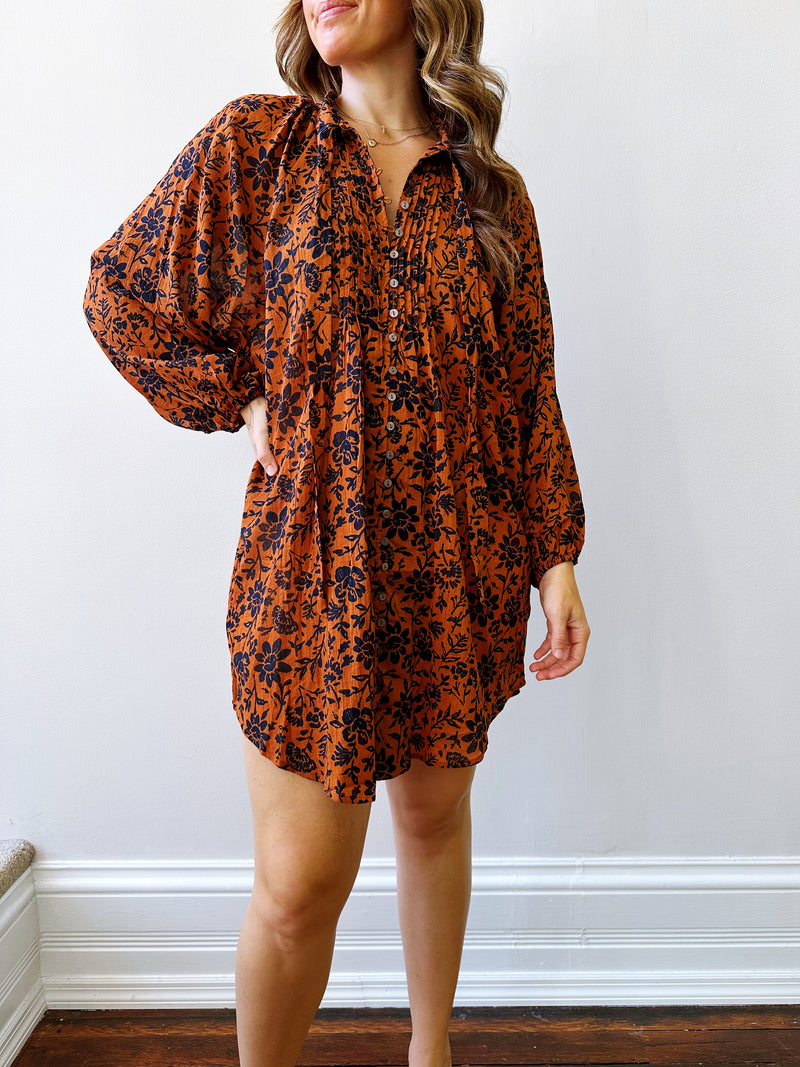 Midnight Pumpkin Tunic Dress