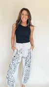 Cheyenne Stencil Pants in Oat