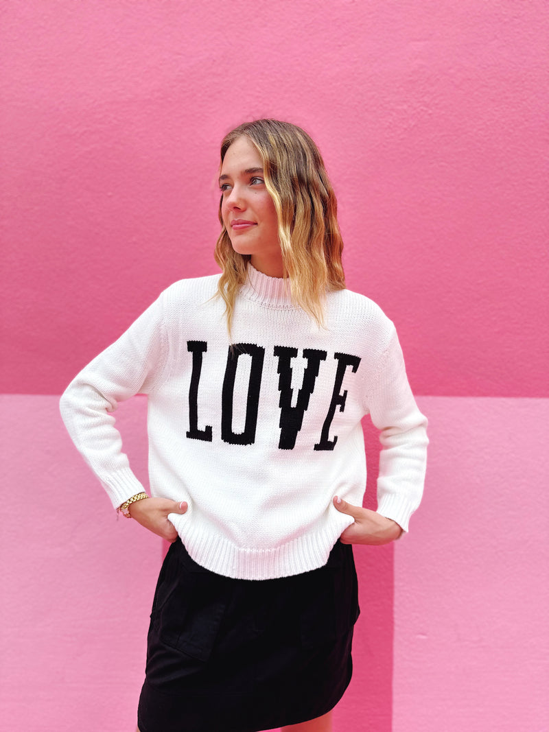 Love Intarsia Sweater