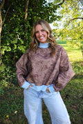 Woodlands Mock Neck Pullover