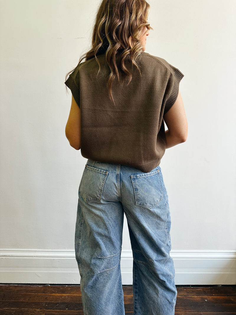 Olive Sweater Vest