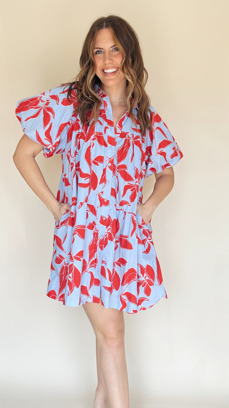 Paradise Babydoll Shirtdress