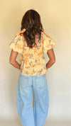 Peaches Peplum Top