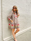 Smell The Roses Mini Dress
