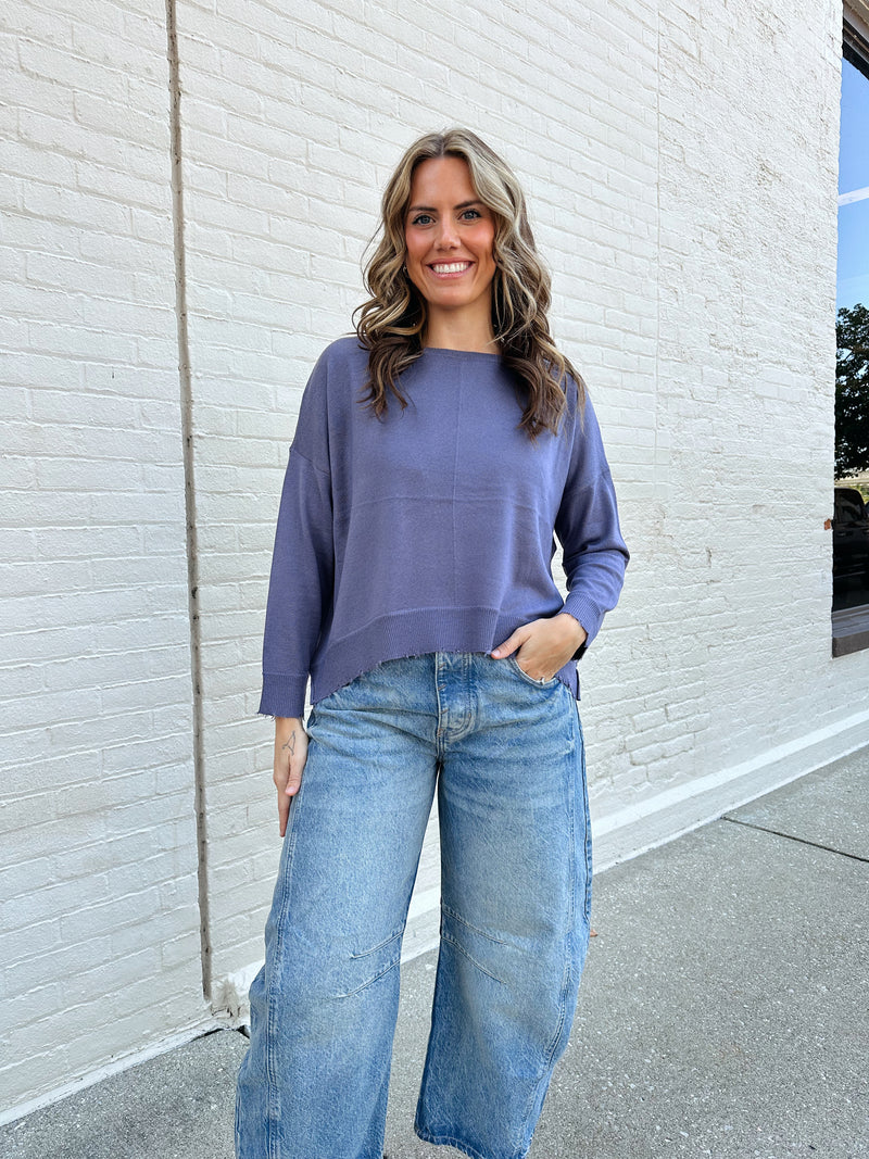Lawson Sweater in Vintage Violet